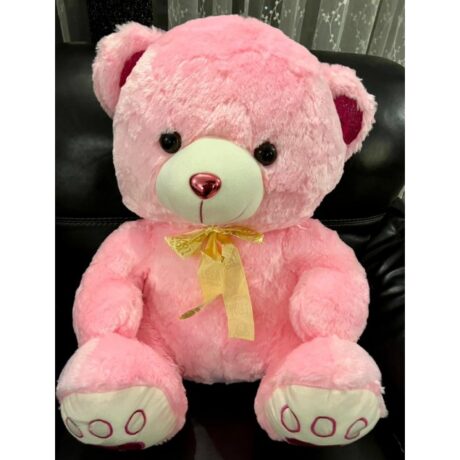 Mr Cuddly – Large Pink Teddy